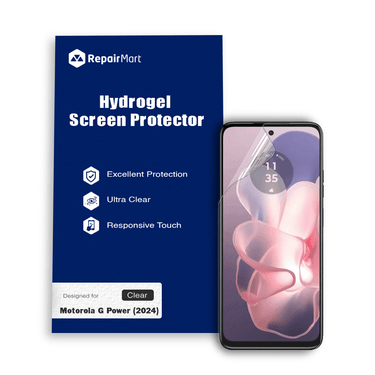 Motorola G Power (2024) Compatible Premium Hydrogel Screen Protector With Full Coverage Ultra HD